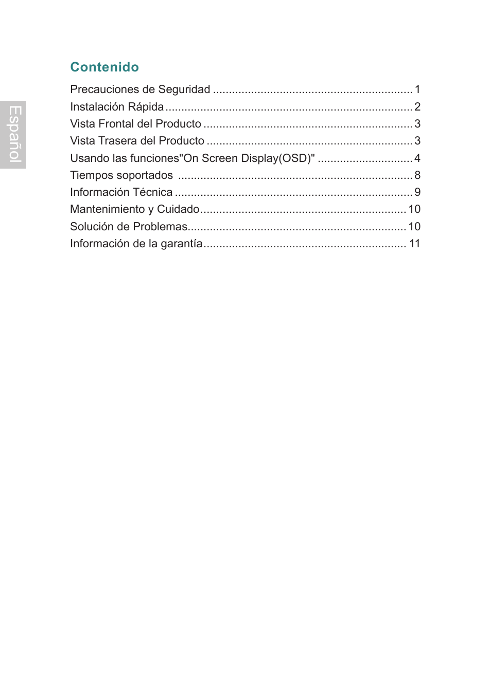 Español | Ativa AT24OHP User Manual | Page 29 / 40