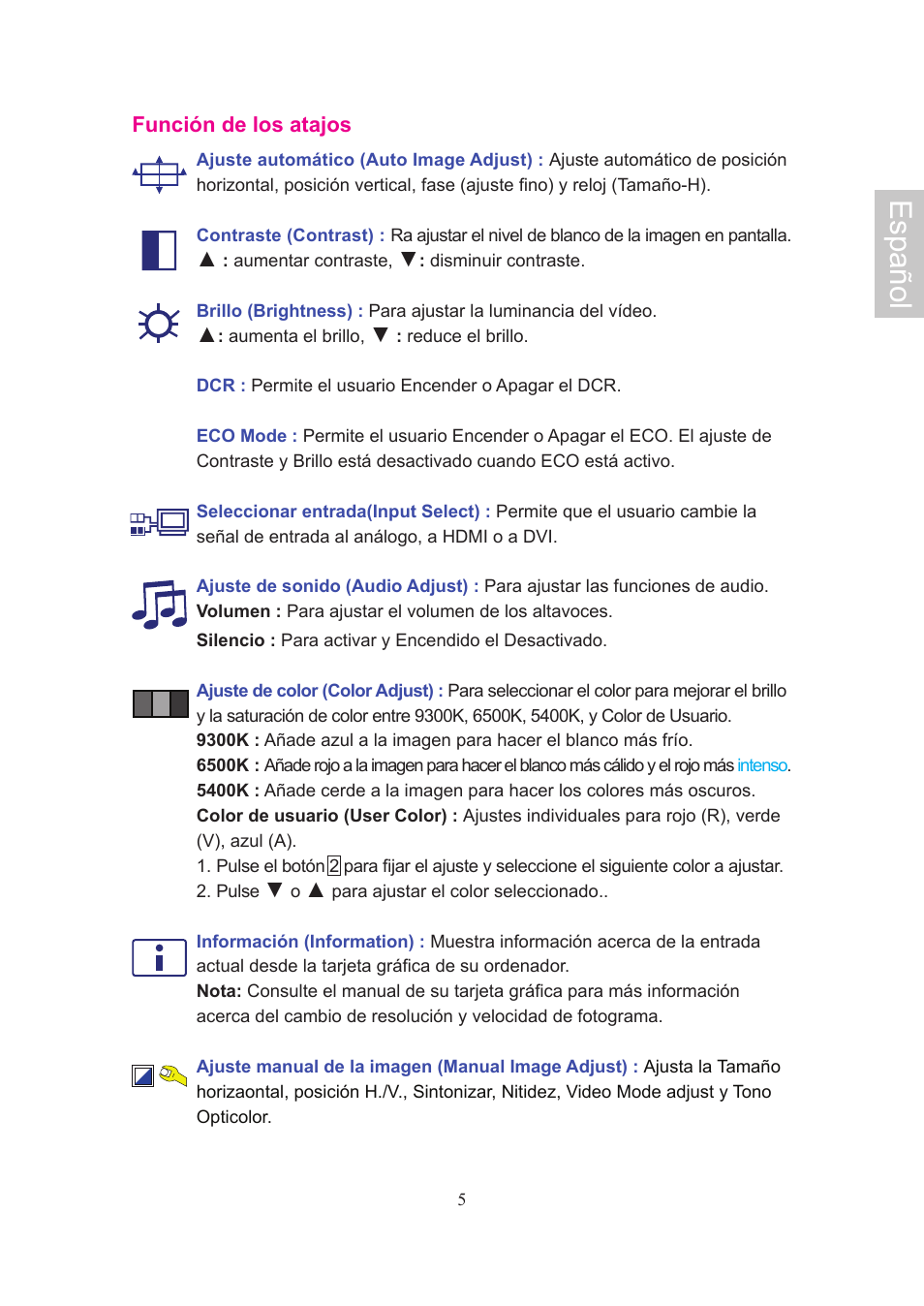 Español | Ativa AT24OHP User Manual | Page 34 / 40