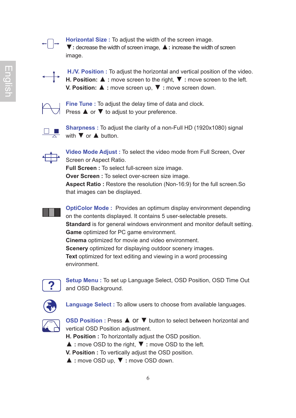 English | Ativa AT24OHP User Manual | Page 9 / 40