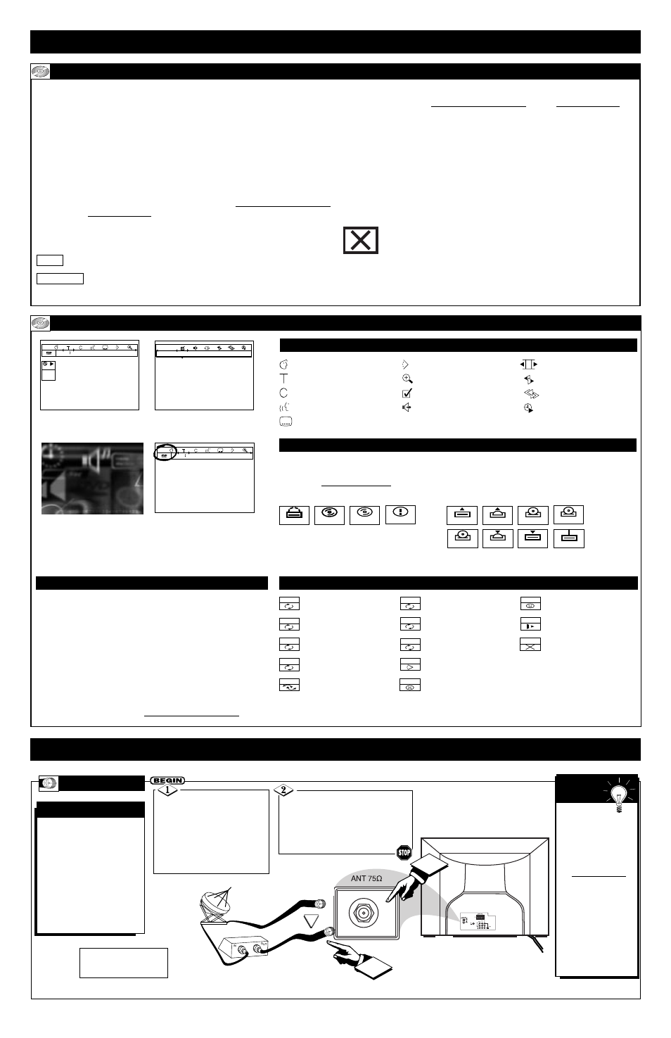 Dvd p, Asic, Layer | Nformation, Dvd i, Dvd o, Elevision, Onnections | Philips 32DV60S User Manual | Page 3 / 8