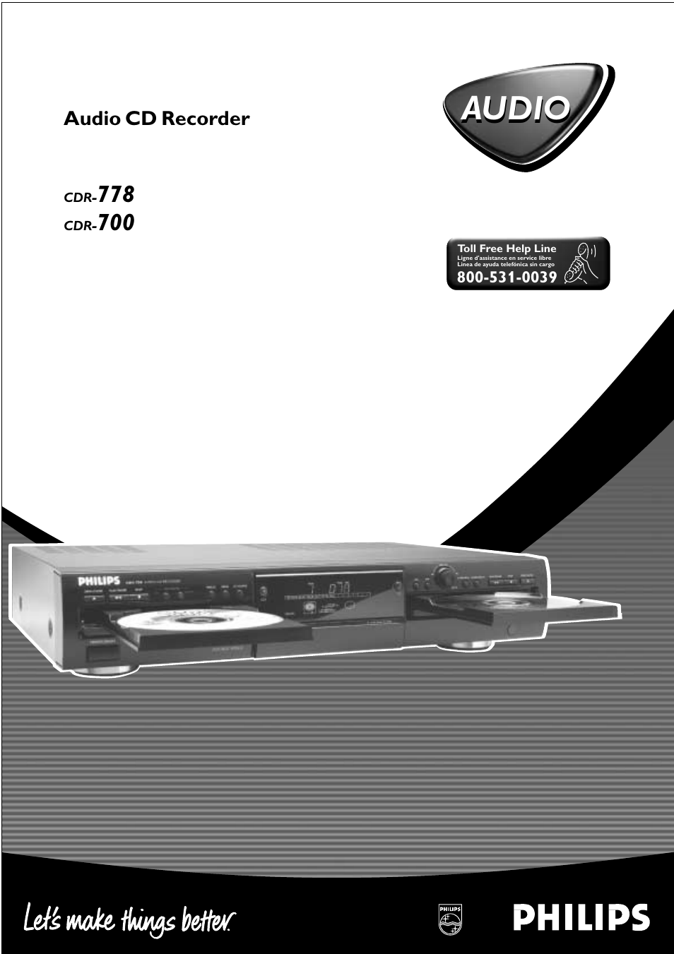 Philips CDR700BK User Manual | 32 pages