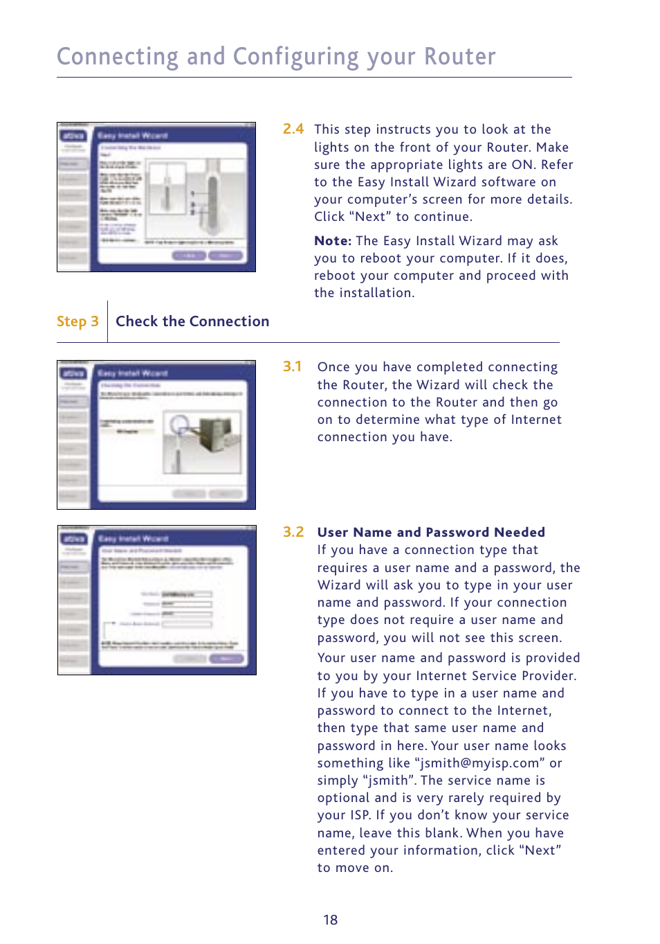 Connecting and configuring your router | Ativa P75234 User Manual | Page 23 / 108