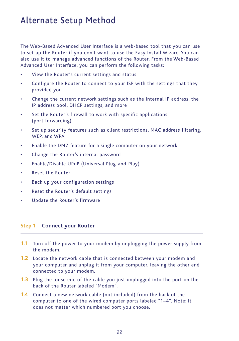Alternate setup method | Ativa P75234 User Manual | Page 27 / 108