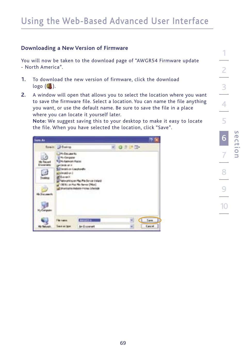 Using the web-based advanced user interface | Ativa P75234 User Manual | Page 74 / 108