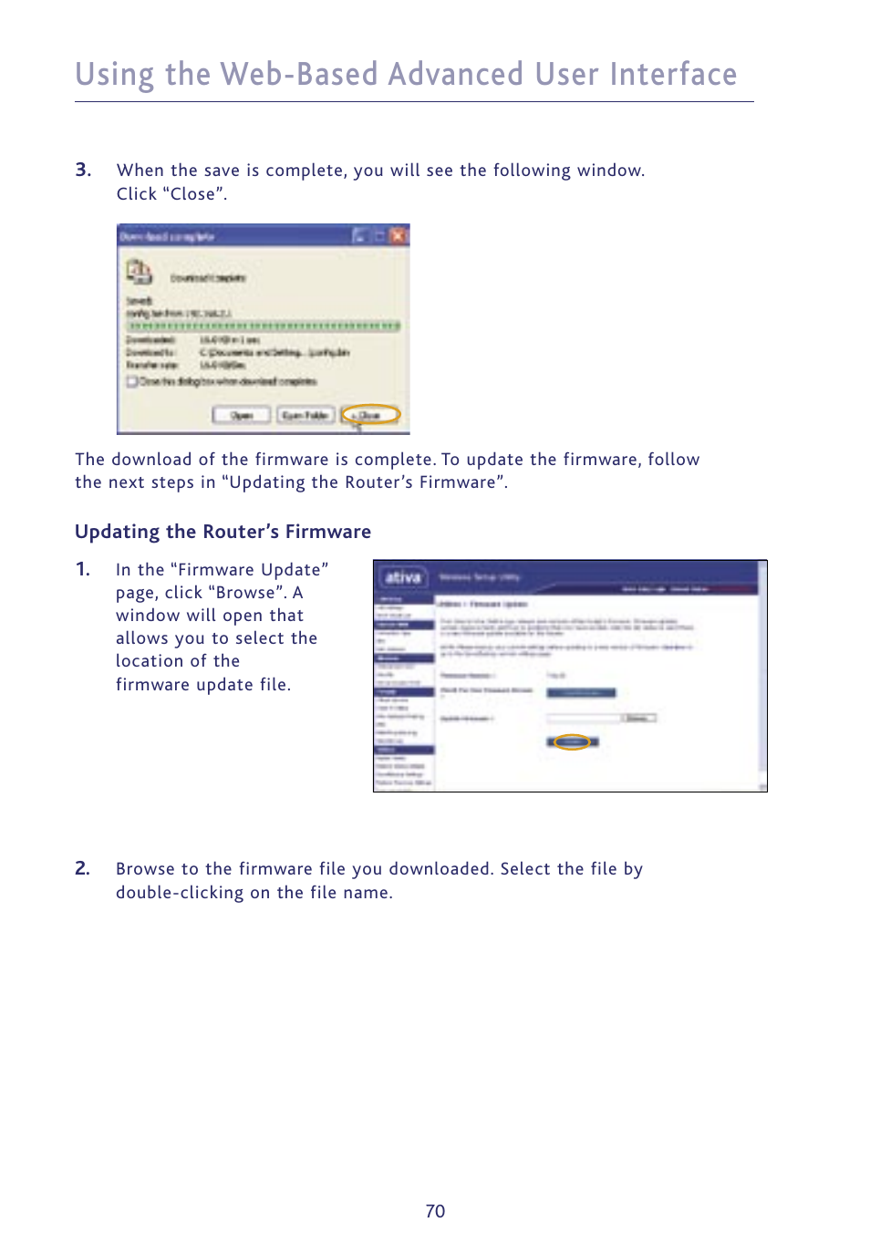 Using the web-based advanced user interface | Ativa P75234 User Manual | Page 75 / 108