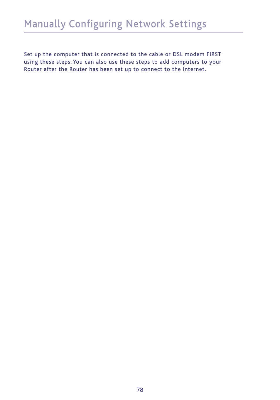 Manually configuring network settings | Ativa P75234 User Manual | Page 83 / 108