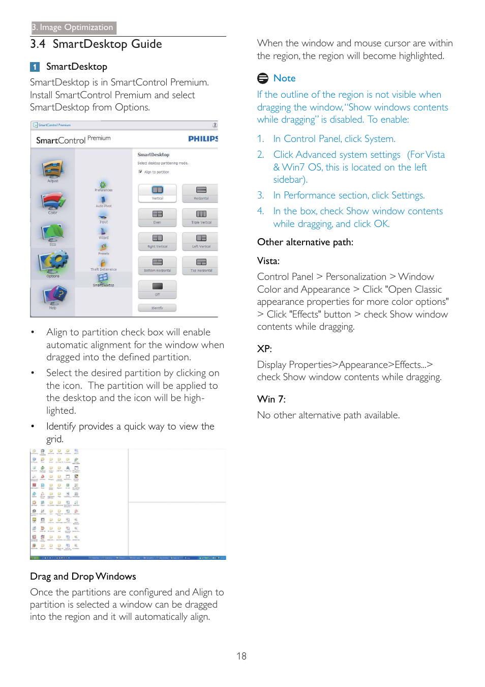 4 smartdesktop guide | Philips 220B4LPCB-27 User Manual | Page 20 / 47