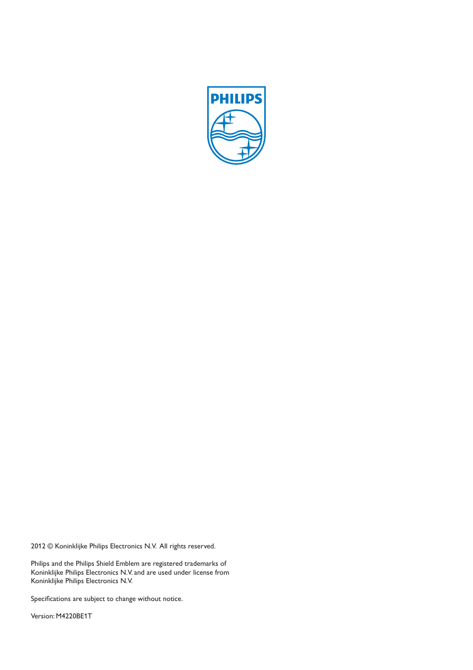 Philips 220B4LPCB-27 User Manual | Page 47 / 47