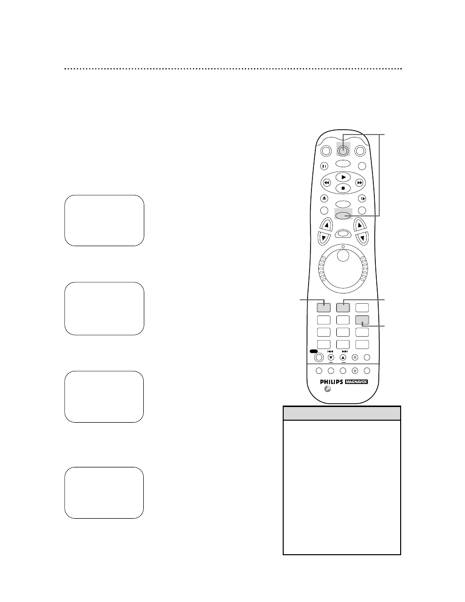 Instructions continue on page 46 | Philips VRX463AT User Manual | Page 45 / 64