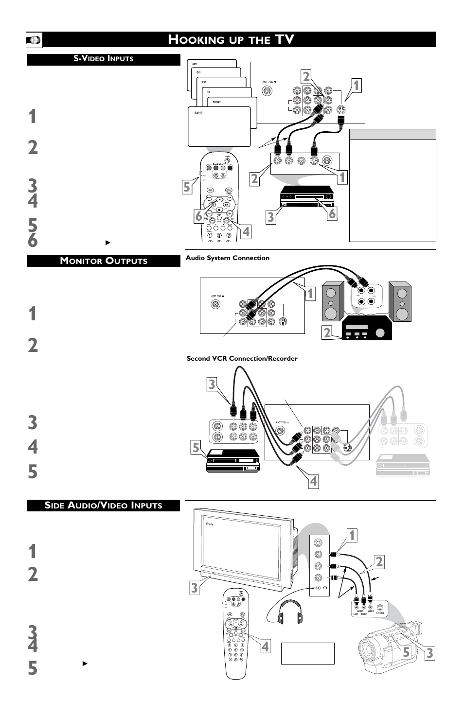 Ooking up the | Philips 30PW6341-37 User Manual | Page 4 / 4