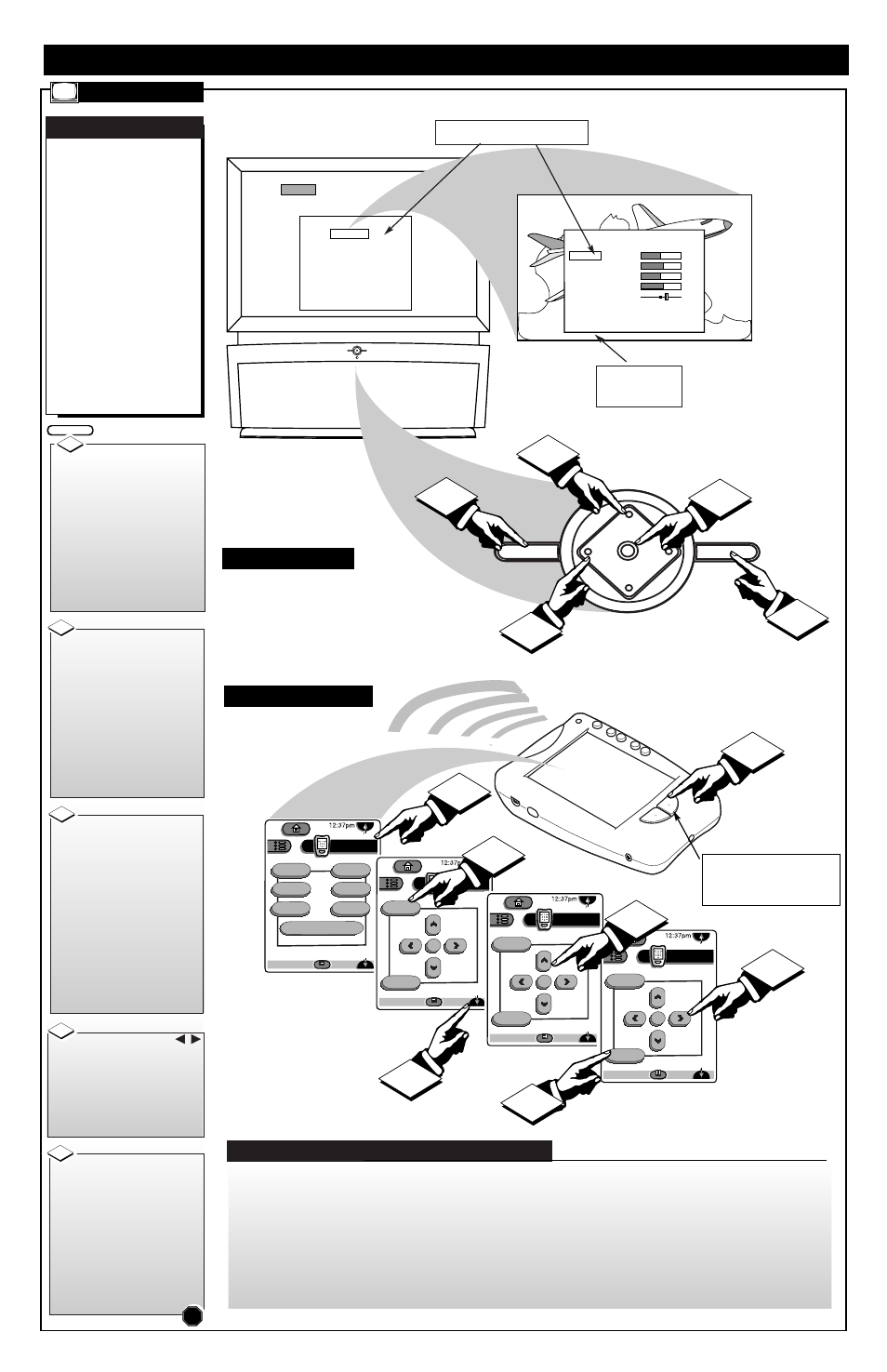 Atsc) m, Igital, Ontrol | Perations, Dptv o, Atsc m | Philips HD6400W User Manual | Page 4 / 8