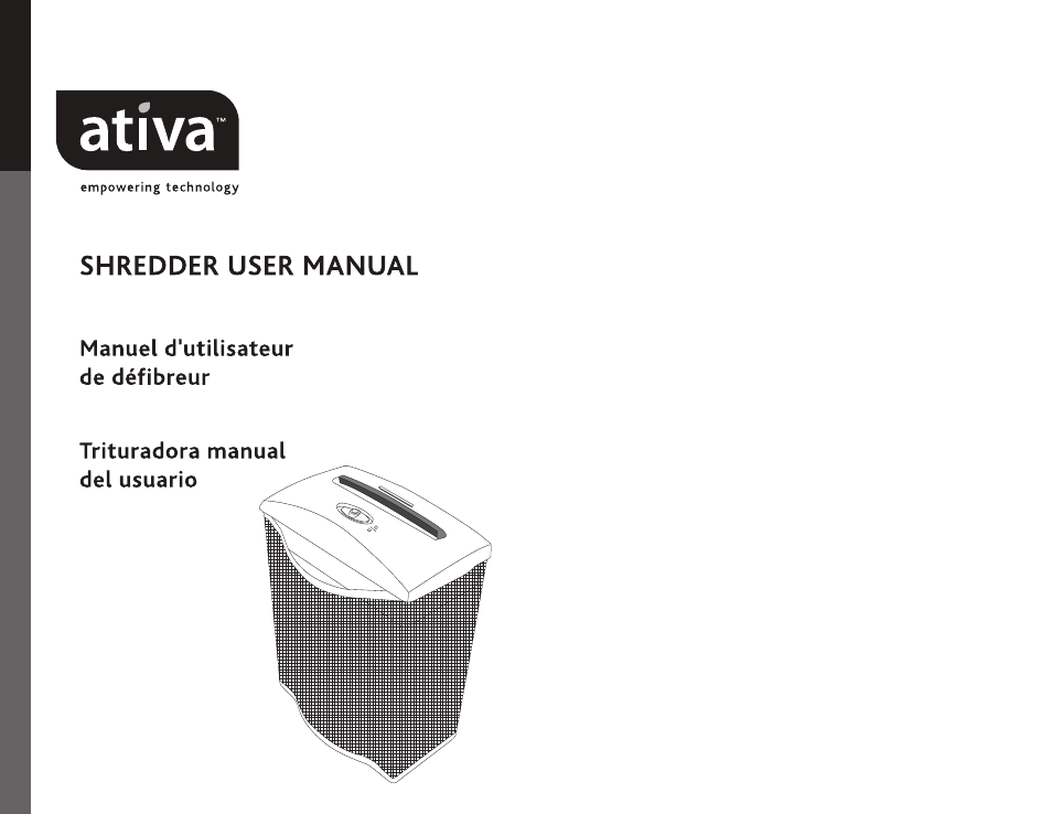 Ativa CS2171 User Manual | 5 pages