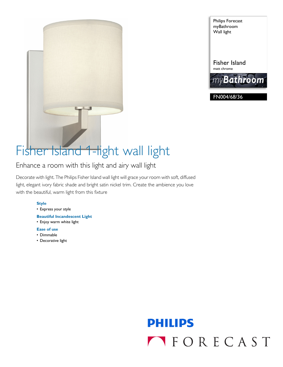 Philips FN0046836 User Manual | 2 pages