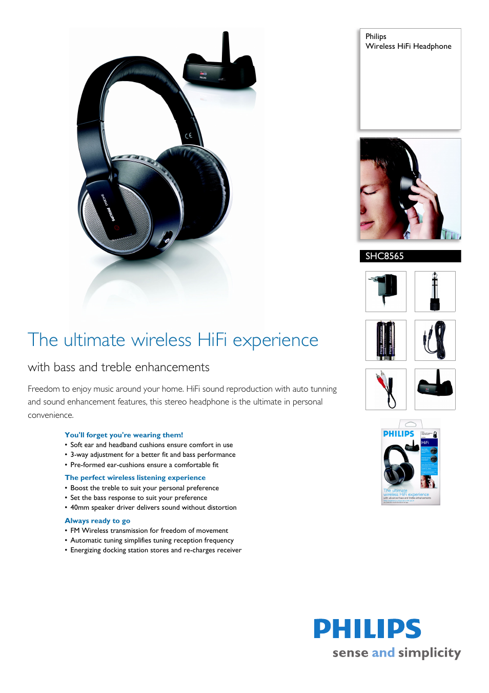 Philips SHC8565-00 User Manual | 2 pages