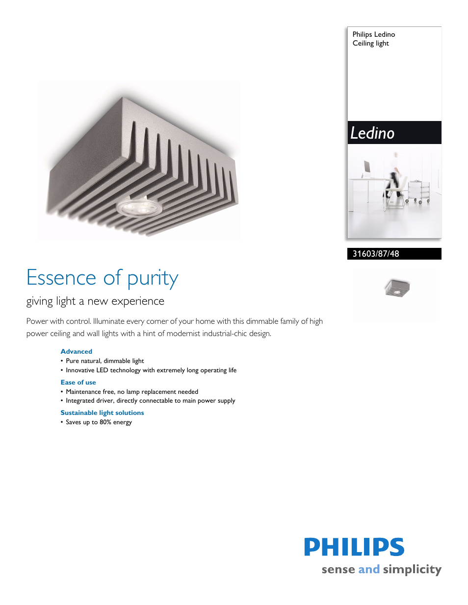 Philips 316038748 User Manual | 2 pages