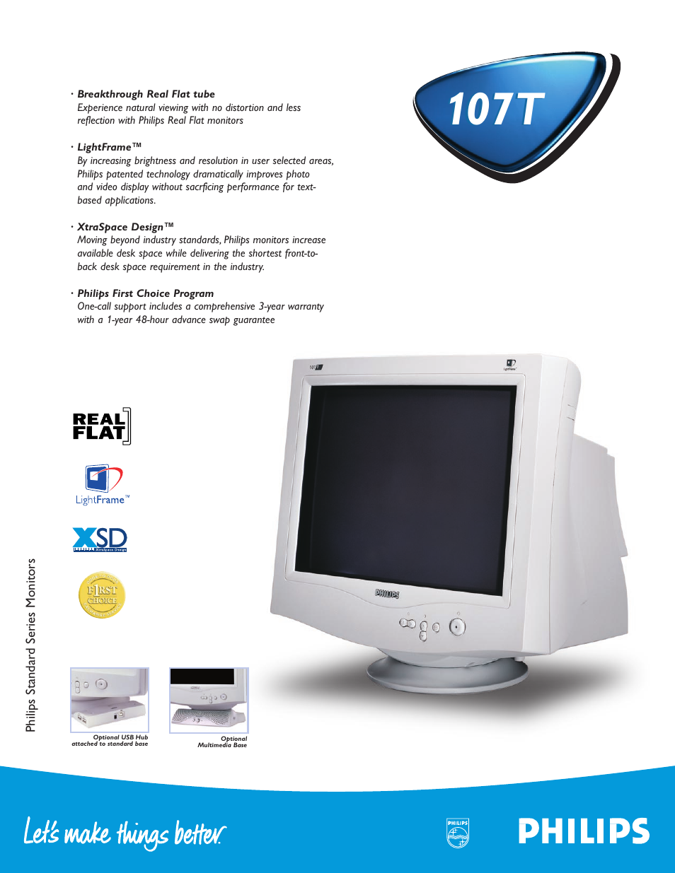 Philips 107T21-74 User Manual | 2 pages