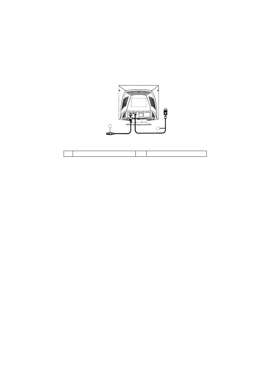 Cable de video | Philips 15 inch CRT Monitor User Manual | Page 61 / 101