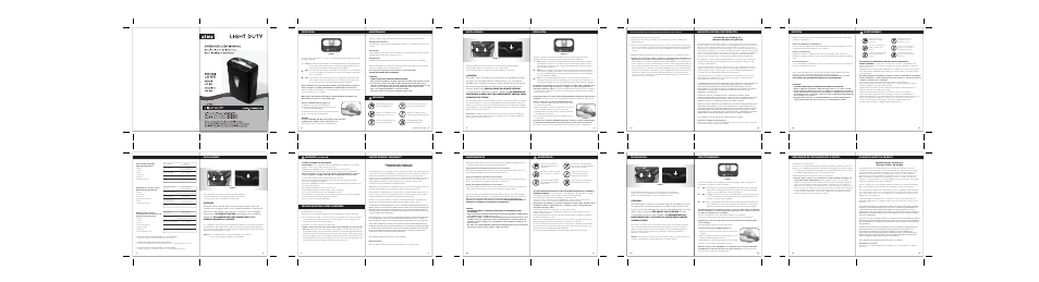 Ativa LD100 User Manual | 1 page