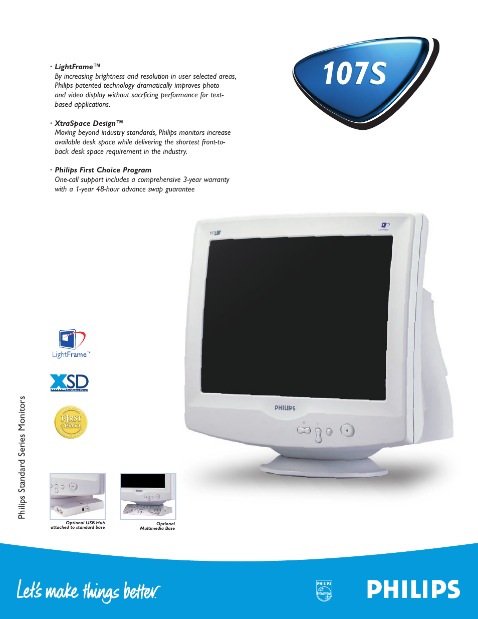 Philips 107S21-74 User Manual | 2 pages