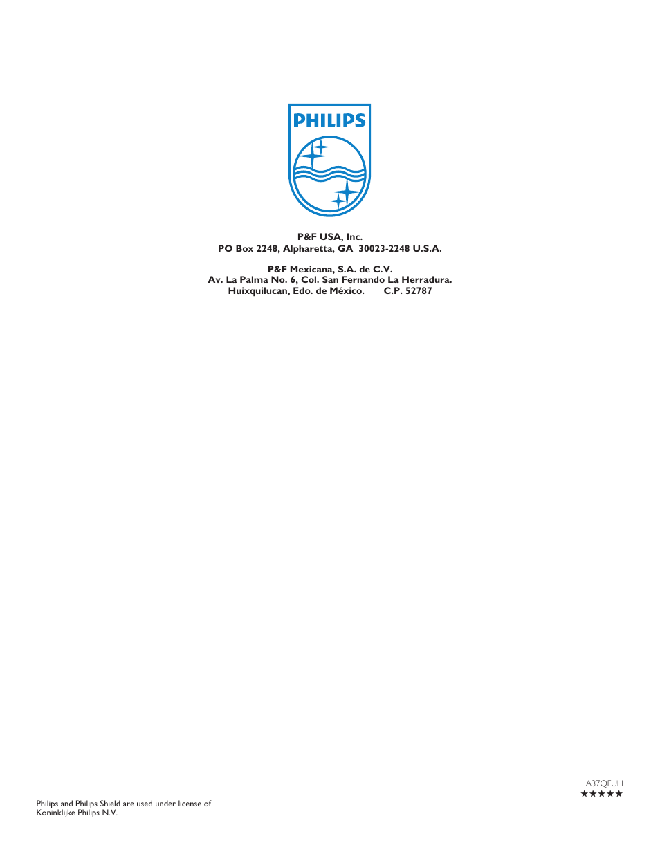 Philips 46PFL3608-F7 User Manual | Page 113 / 113