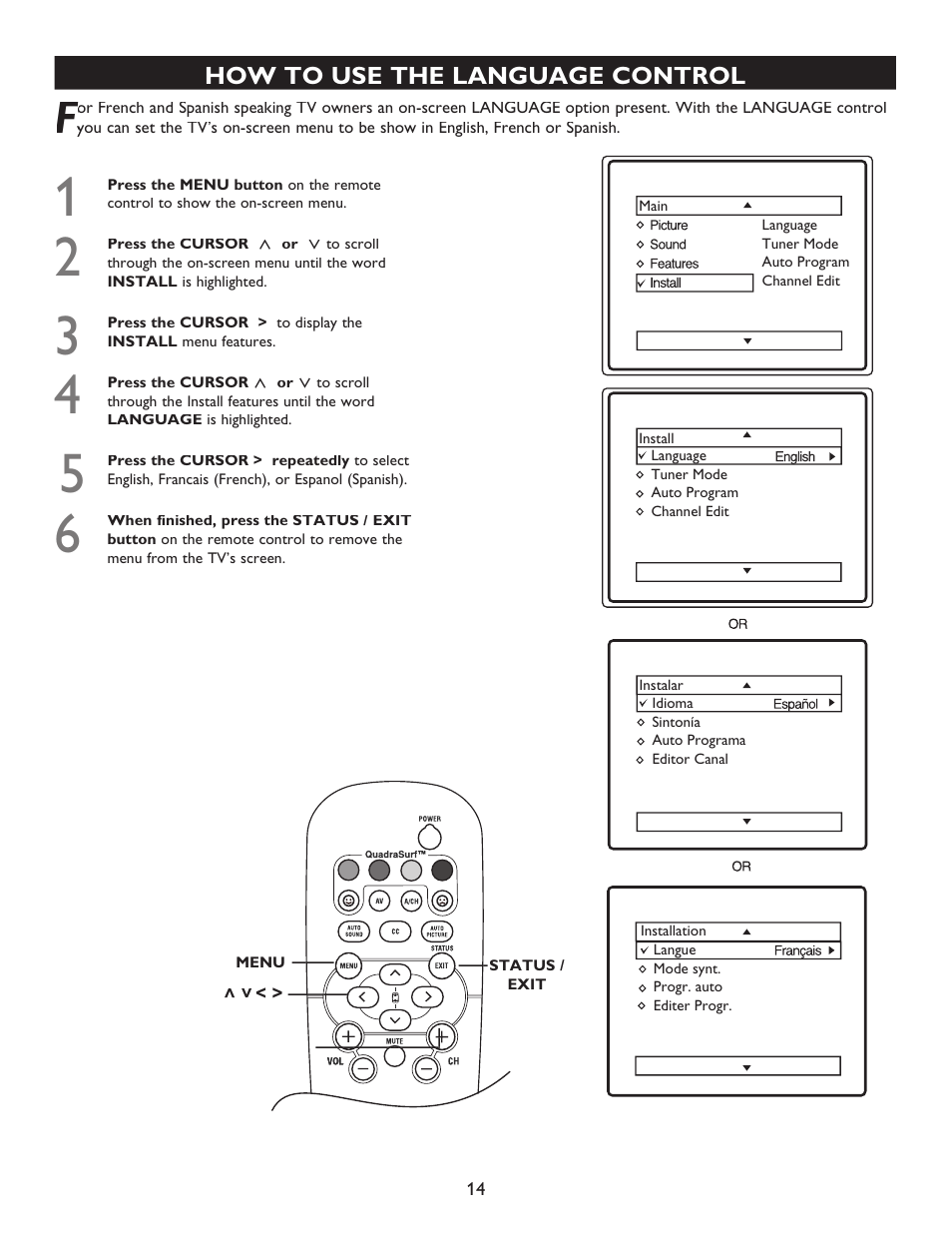 Philips 20PT6446-37 User Manual | Page 14 / 36