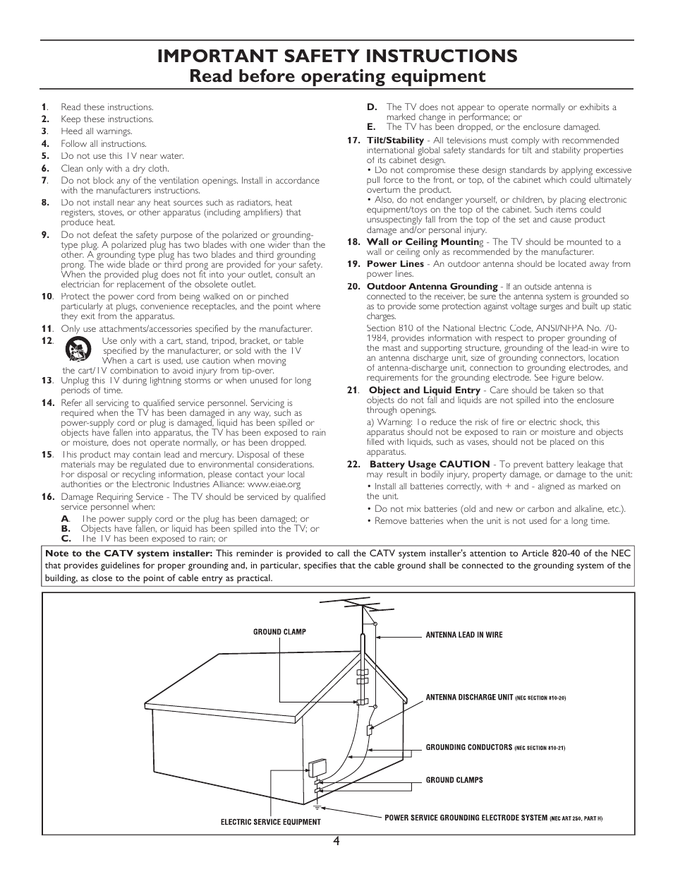 Philips 20PT6446-37 User Manual | Page 4 / 36