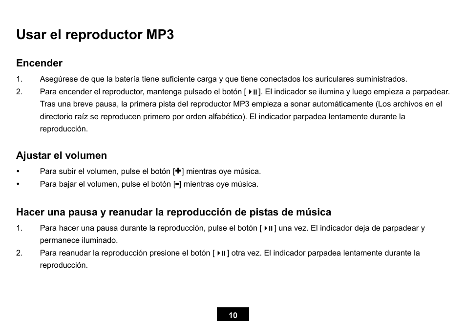 Usar el reproductor mp3 | Ativa KS02 User Manual | Page 33 / 39