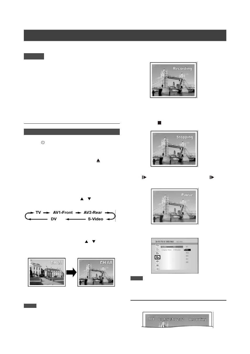 Ecording | Philips DVDR520H-37 User Manual | Page 22 / 47