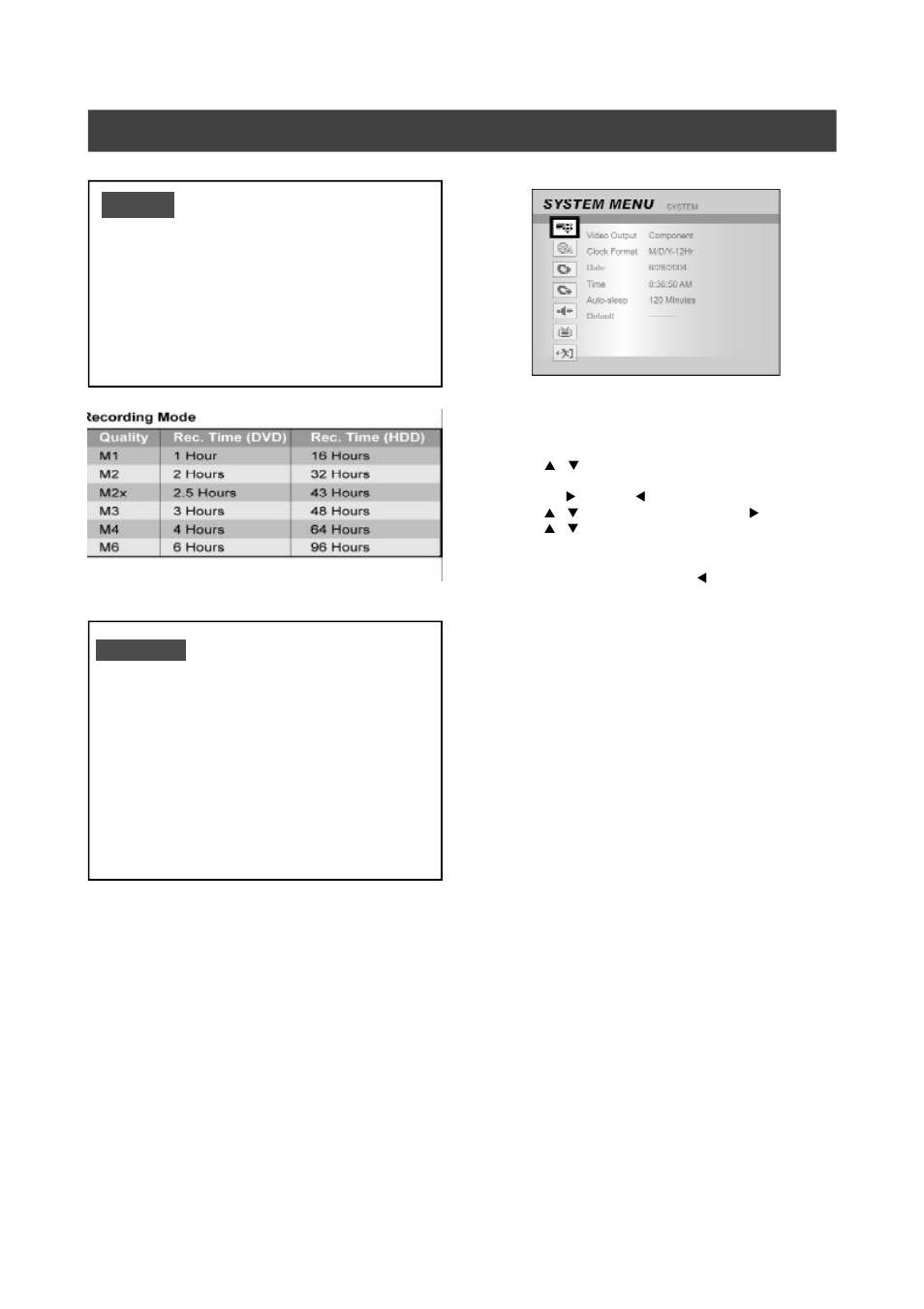 Gui o, Tv tuner, Record | Peration | Philips DVDR520H-37 User Manual | Page 44 / 47