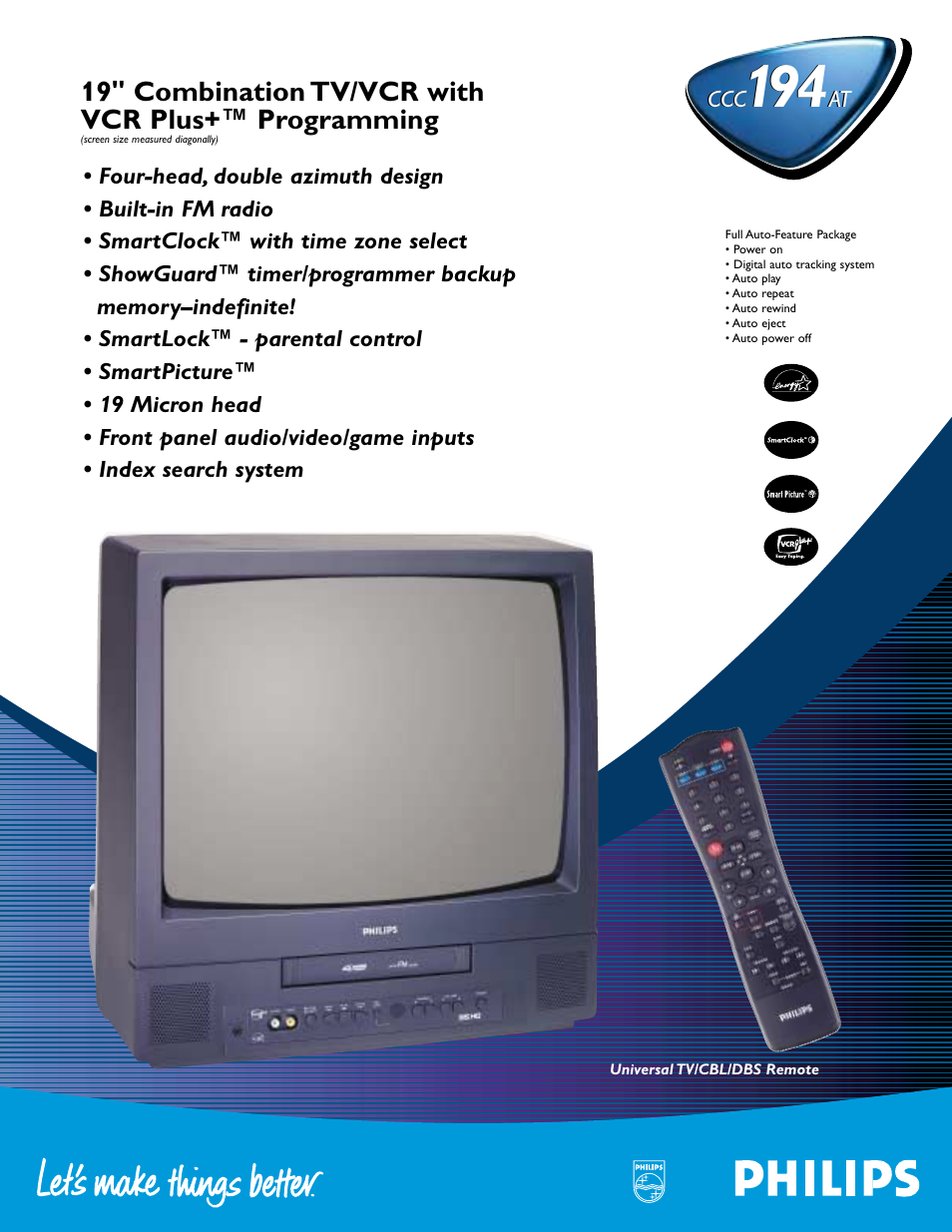 Philips CCC194AT User Manual | 2 pages