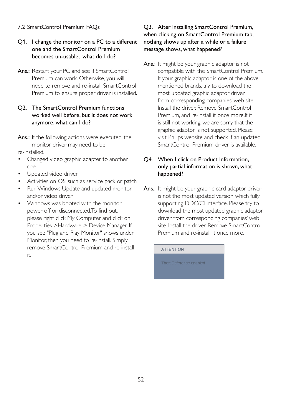 Philips 235P2EB-27 User Manual | Page 54 / 59