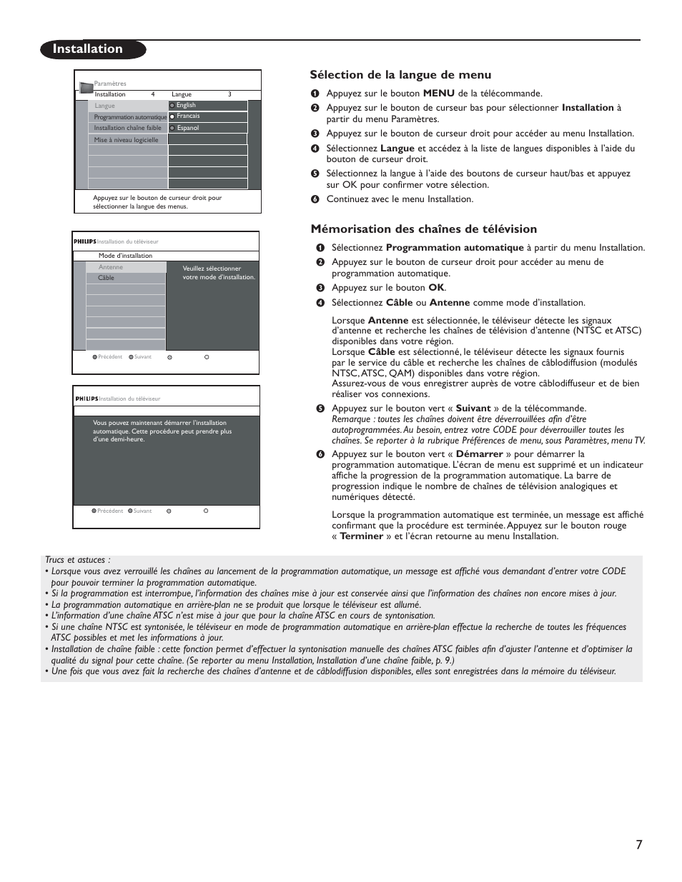 Installation | Philips 51PP9200D-37 User Manual | Page 50 / 112