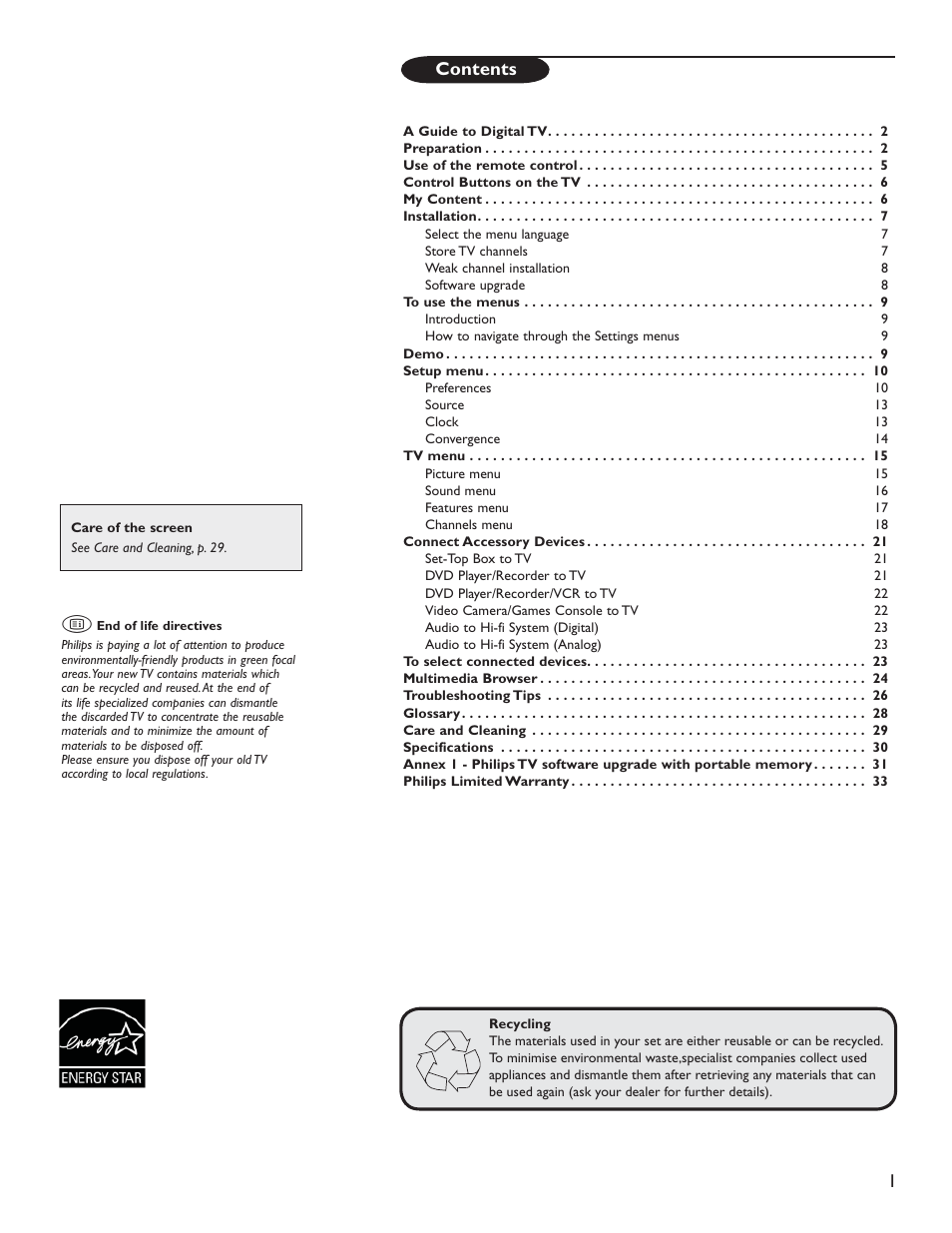 Philips 51PP9200D-37 User Manual | Page 9 / 112