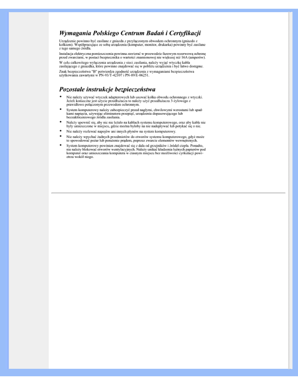 North europe, Nordic countries) information | Philips LCD monitor 200P4VS 51 cm 20.1" UXGA User Manual | Page 48 / 82