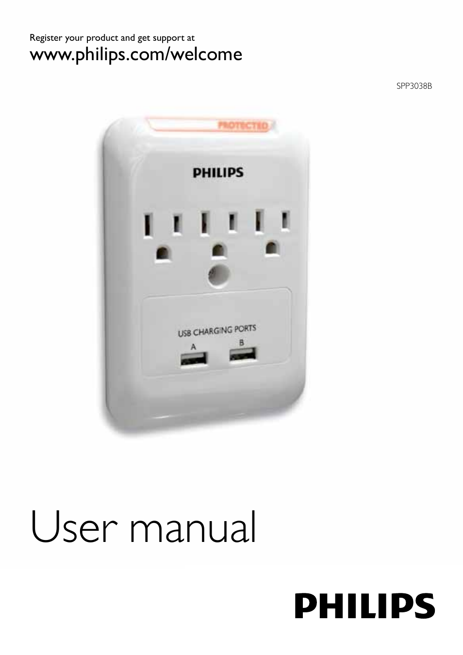 Philips SPP3038B-17 User Manual | 10 pages