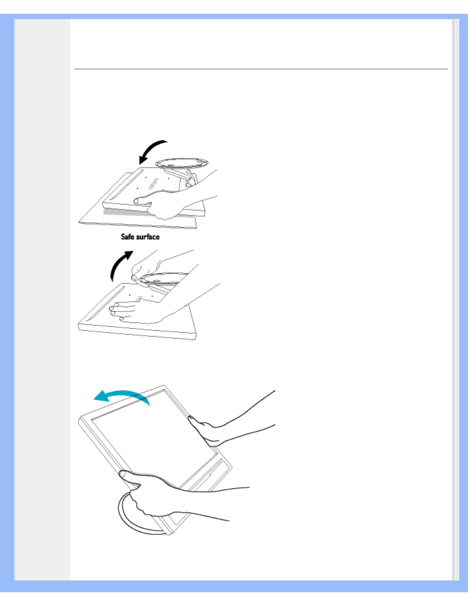 The base | Philips 190B6CB-27 User Manual | Page 63 / 95