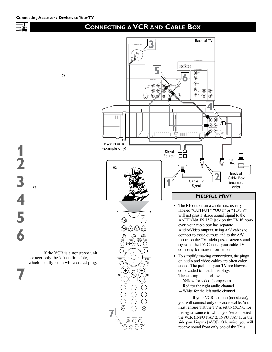 Onnecting a, Able, Elpful | Philips 51 in Digital Widescreen HDTV Monitor User Manual | Page 10 / 72