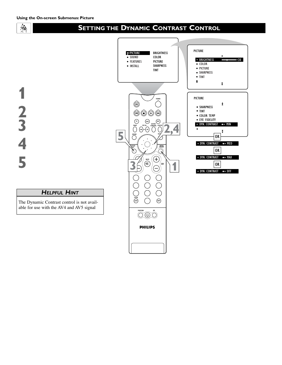 Philips 51 in Digital Widescreen HDTV Monitor User Manual | Page 32 / 72