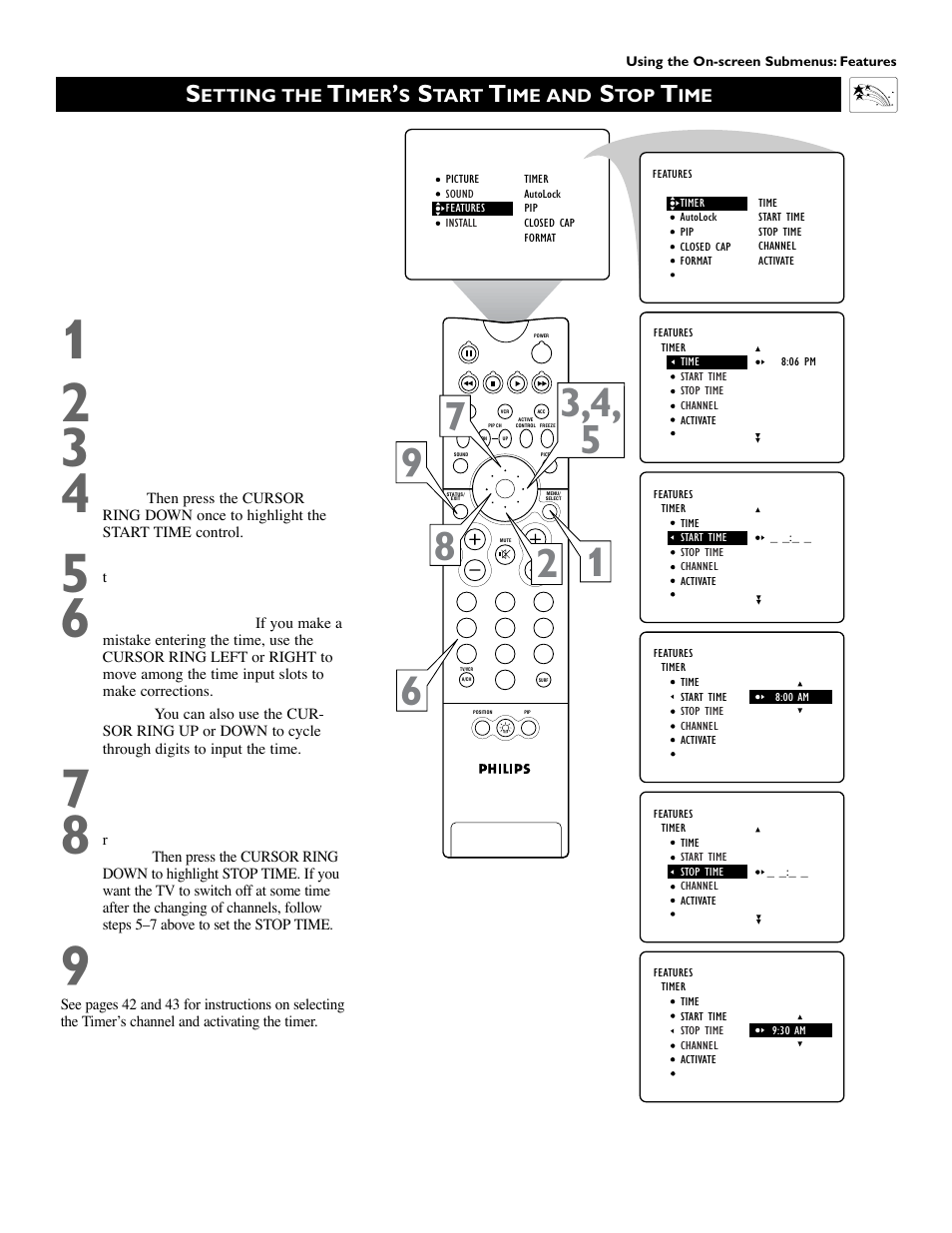 Philips 51 in Digital Widescreen HDTV Monitor User Manual | Page 41 / 72