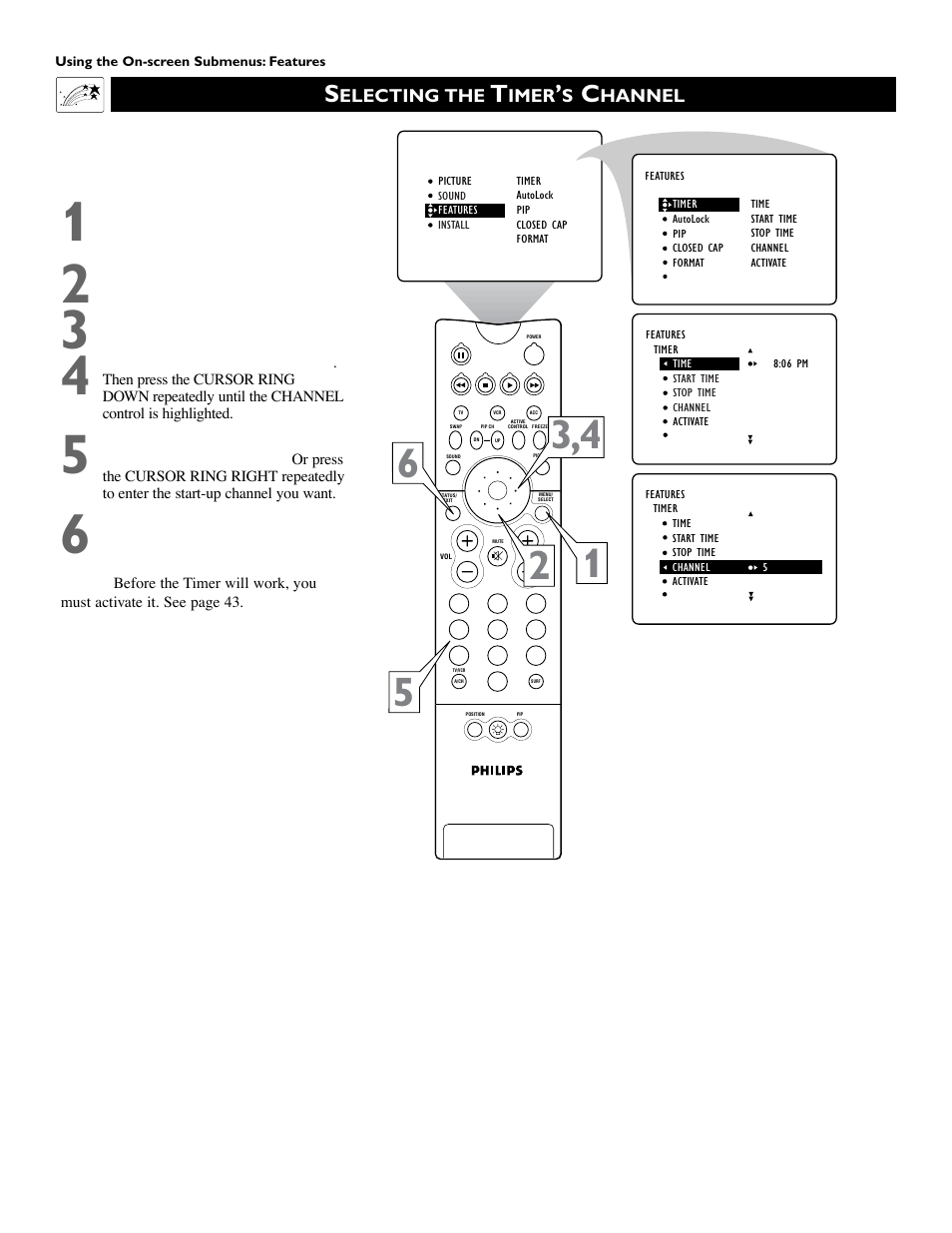 Philips 51 in Digital Widescreen HDTV Monitor User Manual | Page 42 / 72