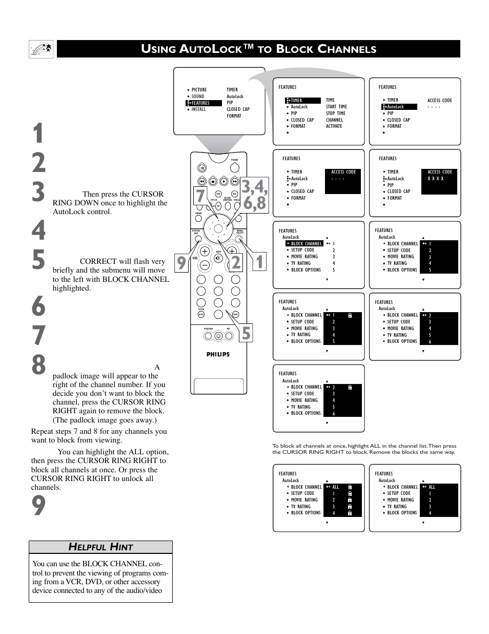 Philips 51 in Digital Widescreen HDTV Monitor User Manual | Page 46 / 72