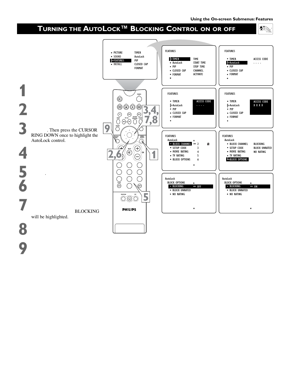 Philips 51 in Digital Widescreen HDTV Monitor User Manual | Page 49 / 72