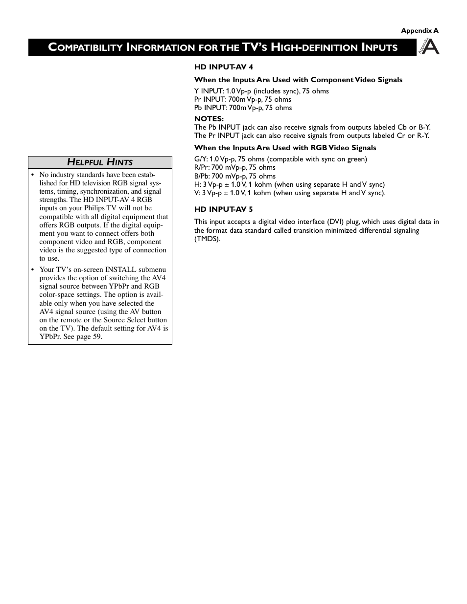 Philips 51 in Digital Widescreen HDTV Monitor User Manual | Page 57 / 72