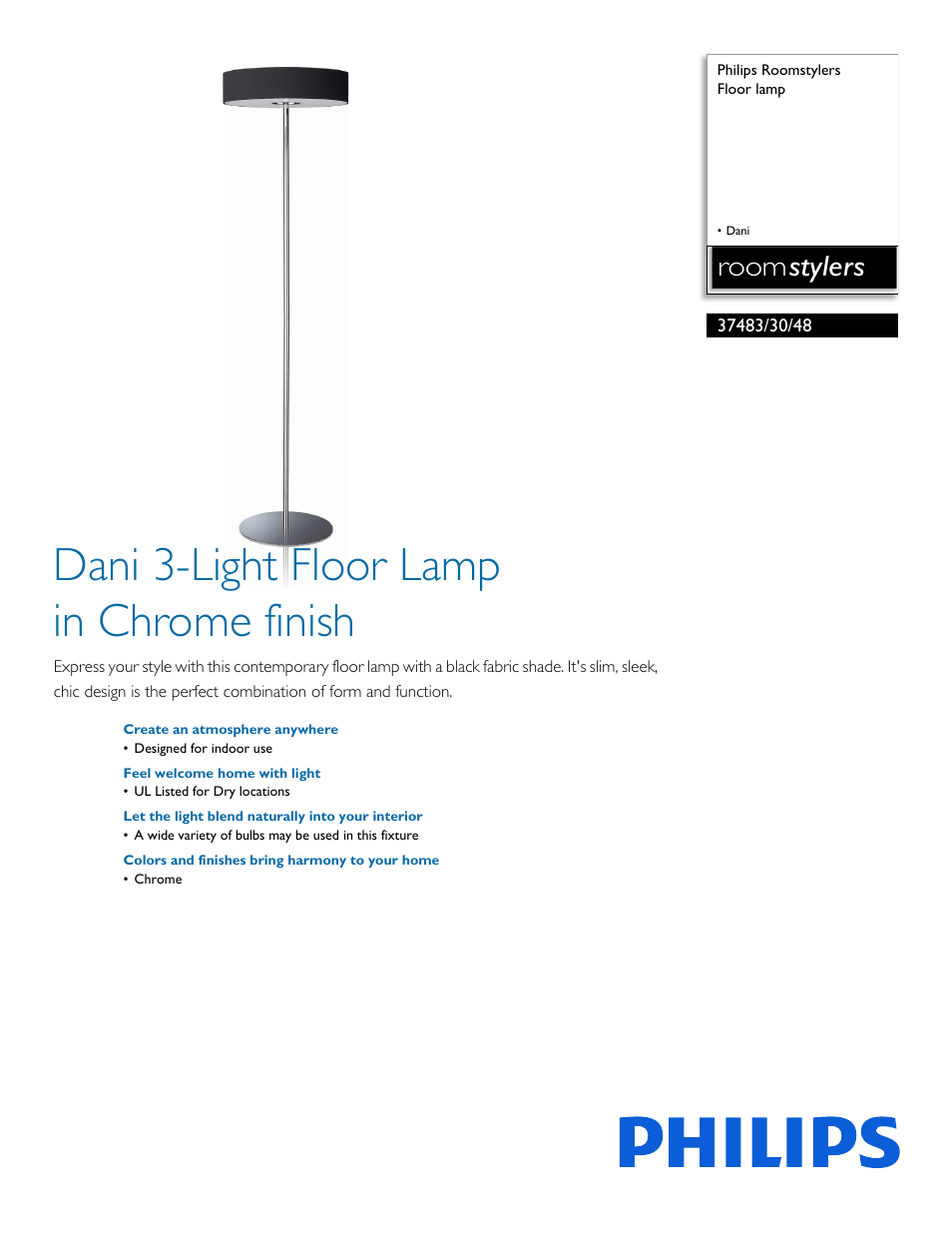 Philips 374833048 User Manual | 2 pages