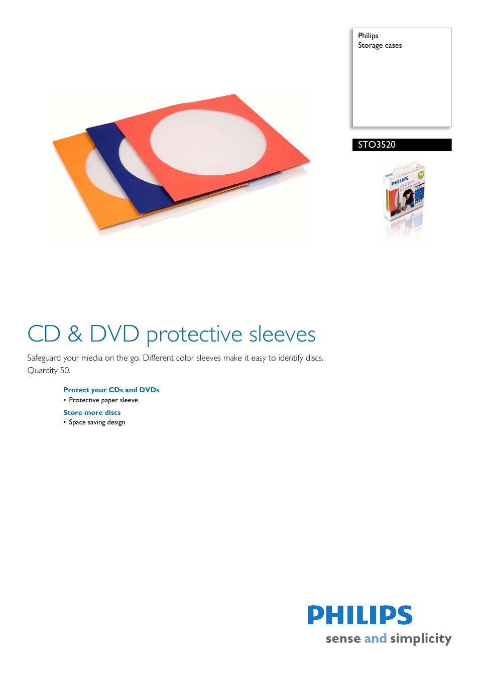 Philips STO3520-27 User Manual | 2 pages