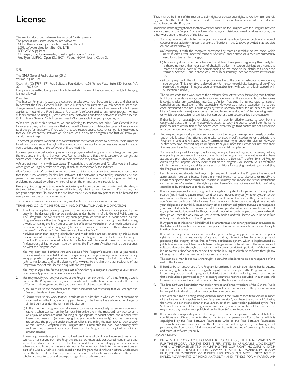 License | Philips 46PFL4706-F7 User Manual | Page 48 / 54