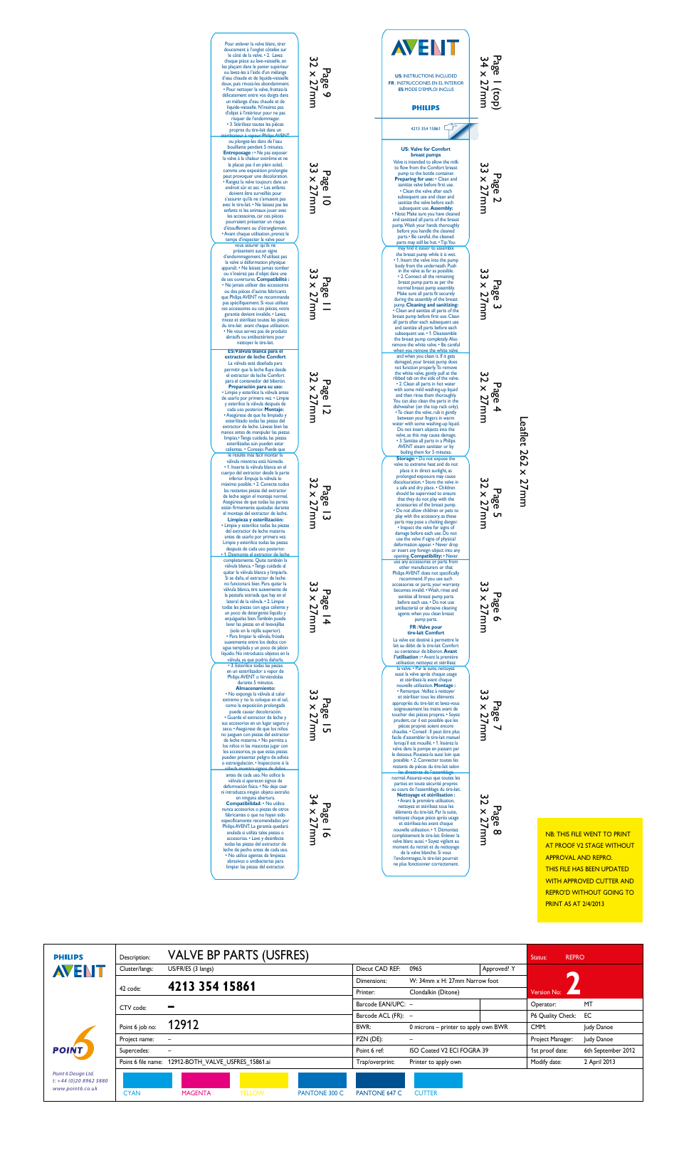 Philips SCF112-00 User Manual | 1 page