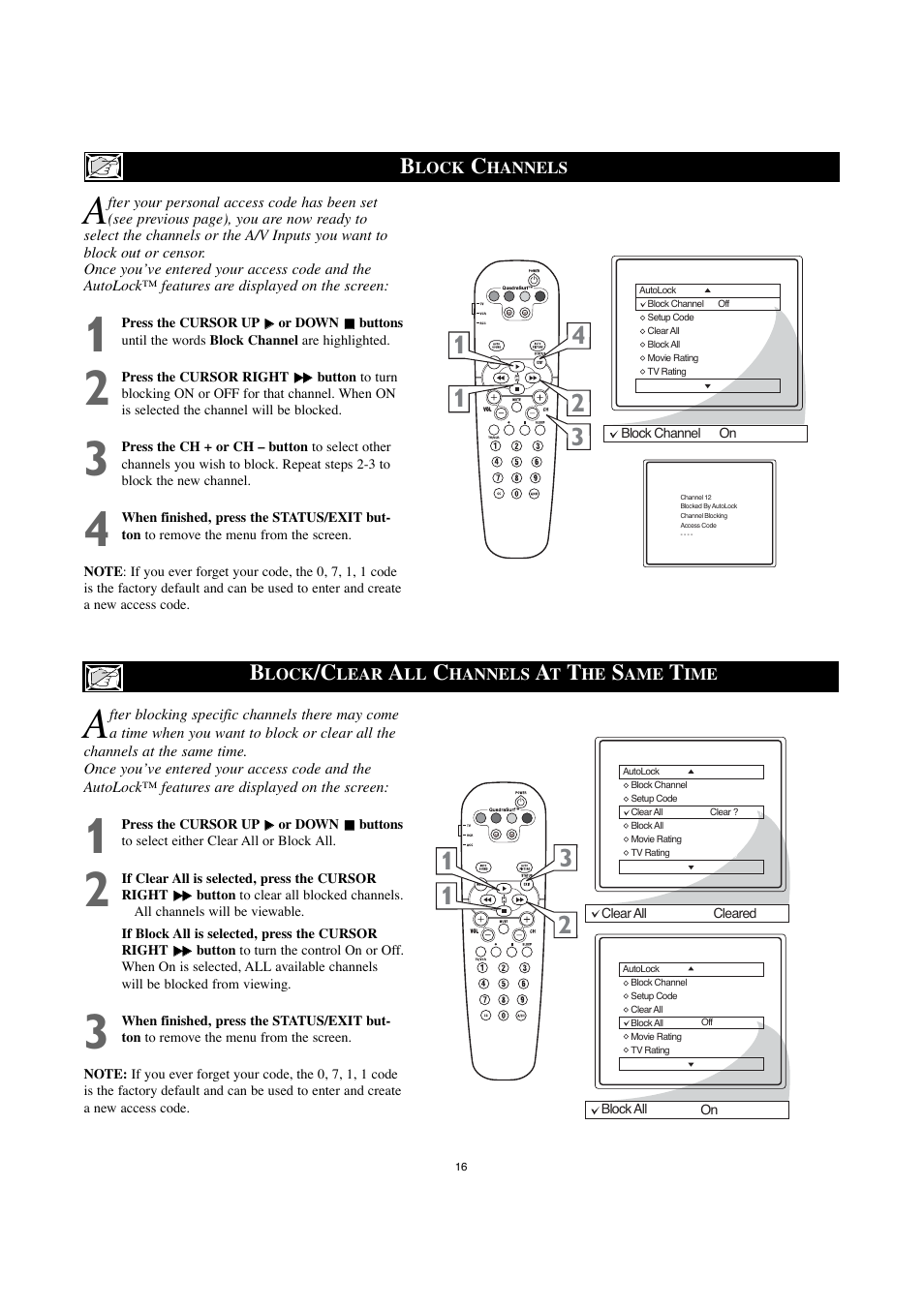 Philips 30PW8420-37 User Manual | Page 16 / 33