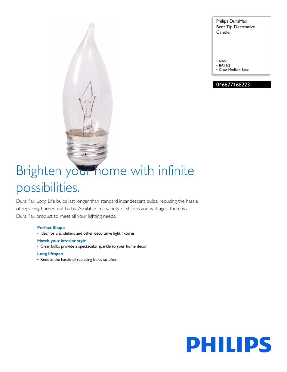 Philips 046677168223 User Manual | 2 pages