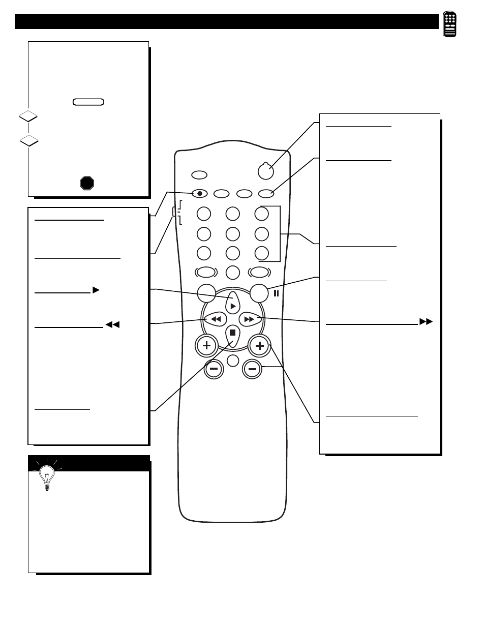 Vcr b, Sing the, Emote | Uttons | Philips PA9019C199 User Manual | Page 30 / 36